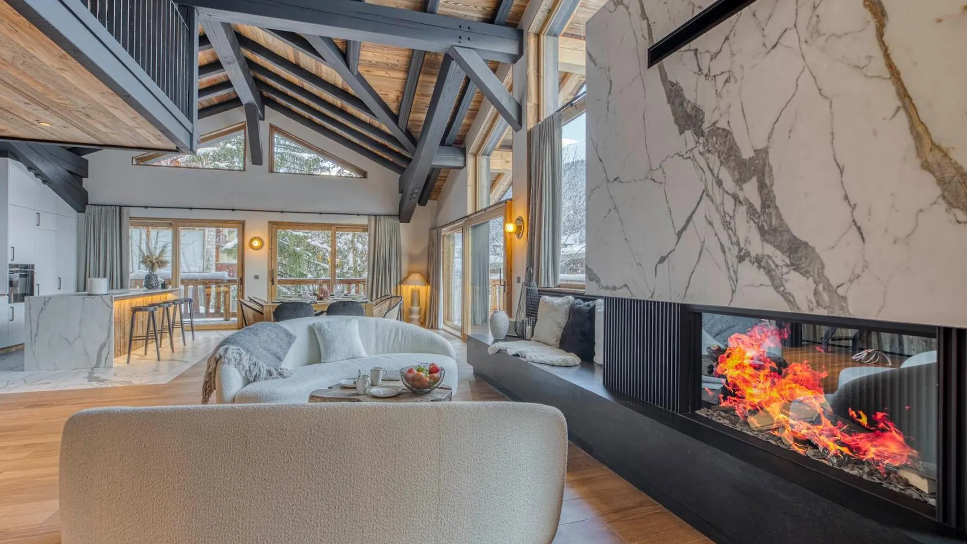 Les Chalets De La Clusaz - Appartement Le Renne アパート
